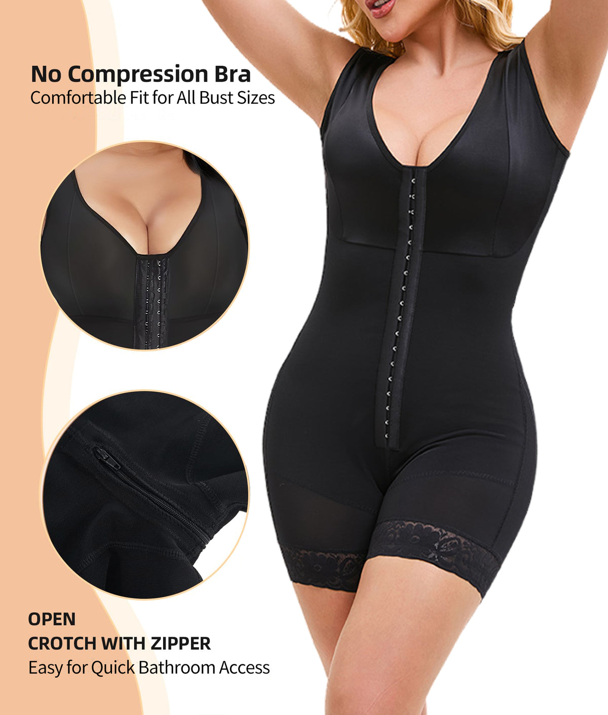 Premium Shapewear - Body Shaper with Tummy Control & Butt Lifter