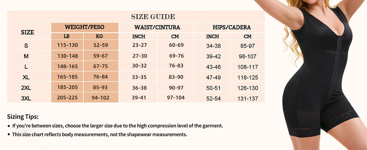 Premium Shapewear - Body Shaper with Tummy Control & Butt Lifter