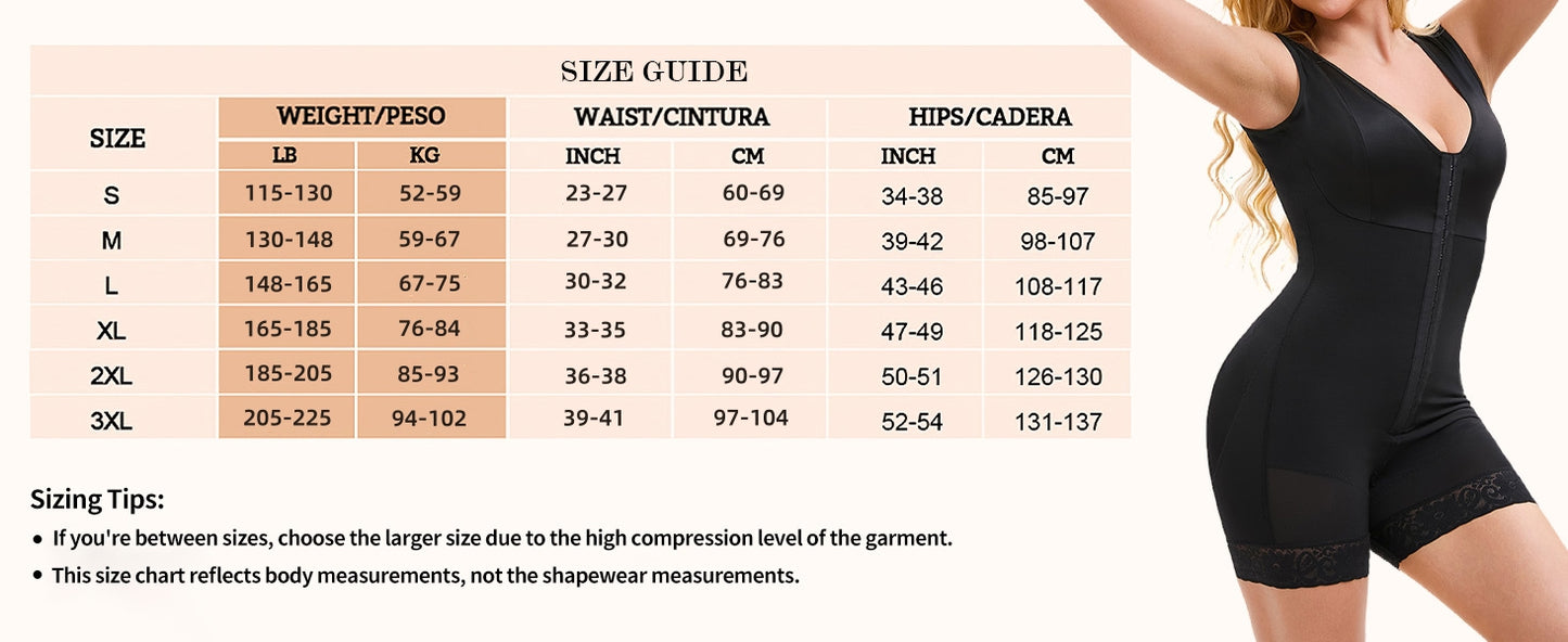 Premium Shapewear - Body Shaper with Tummy Control & Butt Lifter